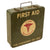 Original U.S. WWII Motor Vehicle 24-Unit Emergency First Aid Kit - EMPTY - Stock No. 9777100 Original Items