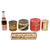 Original U.S. WWII Personal Effect Items Lot Including Sealed Bottle of Pepsi Cola Soda, Sealed Creamed Corn & Powdered Whole Milk with Tobacco Containers Original Items