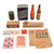 Original U.S. WWII Personal Effect Items Lot Including Sealed Pack of Nola Toilet Soap, Creamed Corn Can, and Cigarette Box Original Items