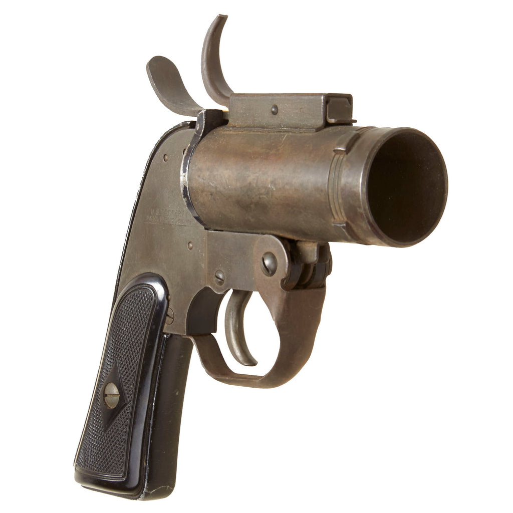 Original U.S. WWII M8 Pyrotechnic 37mm Flare Signal Pistol by SWC - Serial 262463 Original Items