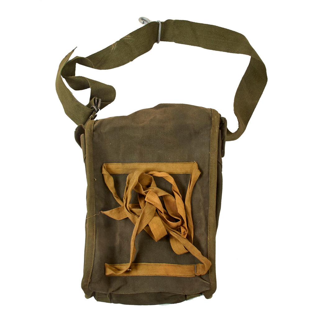 Original U.S. WWII Airborne Paratrooper Demolition Bag with Retained Hook Original Items