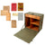 Original U.S. WWII Army Officer Folding Field Desk with Repaint and Original Books & QMC Tag Inside - 5 Books Original Items