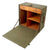Original U.S. WWII Army Officer Folding Field Desk with Repaint and Original Books & QMC Tag Inside - 5 Books Original Items