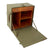 Original U.S. WWII Army Officer Folding Field Desk with Repaint and Original Books & QMC Tag Inside - 5 Books Original Items