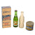 Original U.S. WWII Personal Effect Items Lot Including Sealed Bottle of 7-Up Soda, Empty Nestle’s Crunch Box, Empty Peanut Tin, & Empty Coca-Cola Bottle
