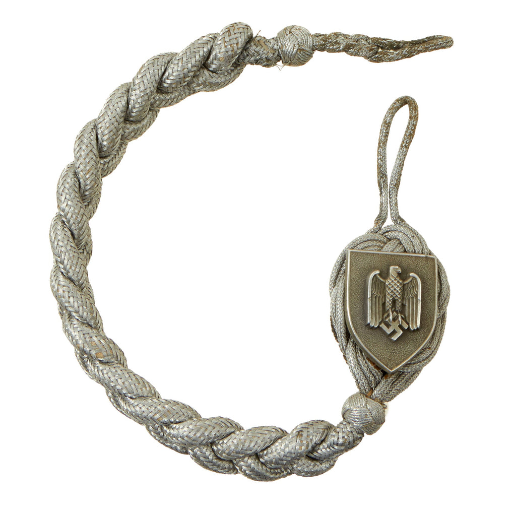 Original German WWII 1st Pattern Grade I Heer Army Marksmanship Lanyard Original Items