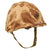 Original U.S. Korean War USMC McCord M1 Helmet with Westinghouse Liner & USMC Cover With Stenciled Eagle, Globe and Anchor Original Items