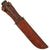 Original U.S. WWII USN / USMC Early Blade-Marked Mark 2 KA-BAR Fighting Knife in Leather Sheath - Marking Scrubbed Original Items