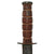 Original U.S. WWII USN / USMC Early Blade-Marked Mark 2 KA-BAR Fighting Knife in Leather Sheath - Marking Scrubbed Original Items