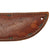 Original U.S. WWII USN / USMC Early Blade-Marked Mark 2 KA-BAR Fighting Knife in Leather Sheath - Marking Scrubbed Original Items