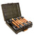 Original German WWII M24 Stick Grenade Case with Original Internal Rack and (7) Replica Grenades Original Items