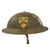 Original U.S. WWII 2nd  Ford Island Military Police M1917A1 Kelly Helmet with Textured Paint & Liner Original Items