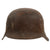 Original German WWII Luftwaffe M42 Single Decal Helmet Shell with 1940 Dated Line Band - ET64
