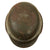 Original German WWII USGI Bring Back Large M42 Single Decal Army Heer Helmet with Damaged 1943 Dated 58cm Liner - Stamped EF66 Original Items