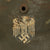 Original German WWII USGI Bring Back Large M42 Single Decal Army Heer Helmet with Damaged 1943 Dated 58cm Liner - Stamped EF66 Original Items