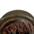 Original German WWII USGI Bring Back Large M42 Single Decal Army Heer Helmet with Damaged 1943 Dated 58cm Liner - Stamped EF66 Original Items