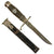Original German WWII Police NCO's Degen Dress Sword Converted to Fighting Knife with Scabbard Original Items
