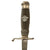 Original German WWII Police NCO's Degen Dress Sword Converted to Fighting Knife with Scabbard Original Items
