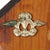 Original Indian WWII Commemorative Kukri Plaque with Six Regimental Badges - 13⅝ x 15½” Original Items