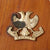 Original Indian WWII Commemorative Kukri Plaque with Six Regimental Badges - 13⅝ x 15½” Original Items