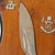 Original Indian WWII Commemorative Kukri Plaque with Six Regimental Badges - 13⅝ x 15½” Original Items