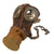 Original French WWI ARS Gas Mask Made from Captured & Converted German M1917 Ledermaske in Original Canister - Rare Original Items