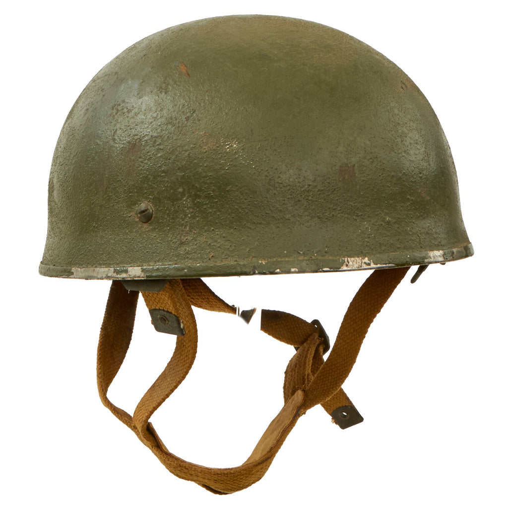 Original British WWII HSAT MKII Paratrooper Helmet By BMB with Rough Liner Original Items