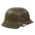 Original German WWII M42 Heer Army Single Decal Helmet with 1943 Dated 57cm Liner & Chinstrap - stamped NS64 Original Items