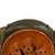 Original German WWII M42 Heer Army Single Decal Helmet with 1943 Dated 57cm Liner & Chinstrap - stamped NS64 Original Items