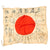 Original Japanese WWII Hand-Painted Silk Good Luck Flag with Lots of Signatures & Page of Translations - 28 x 32” Original Items
