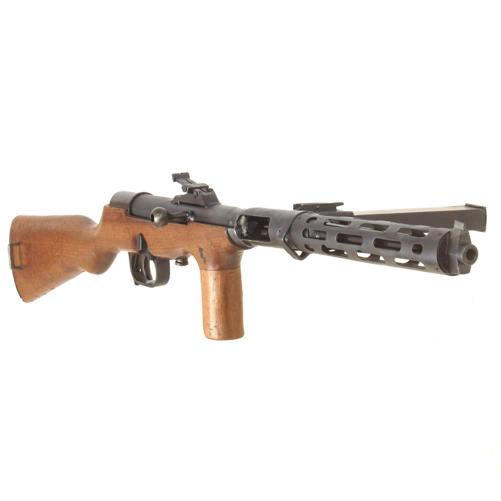Original German Pre-WWII ERMA EMP Display Sub Machine Gun with Spanish Civil Guard Marked Magazine - Serial F-2869 Original Items