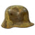 Original Imperial German Green Forest Splotch Camouflage-Painted M16 Stahlhelm Helmet Shell with M17 Liner Band - Marked “Bell” L64 Original Items
