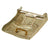 Original German WWII Early SS EM/NCO Nickel Belt Buckle by Overhoff & Cie of Lüdenscheid - Schutzstaffel Original Items