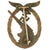 Original German WWII Early Tombak Luftwaffe Anti-Aircraft Flak Battle Badge by C.E. Juncker of Berlin Original Items