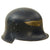 Original German WWII Early M34 Civic Square Dip Luftschutz Air Defense Steel Helmet - Size 57cm Liner Original Items