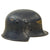 Original German WWII Early M34 Civic Square Dip Luftschutz Air Defense Steel Helmet - Size 57cm Liner Original Items
