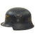 Original German WWII Early M34 Civic Square Dip Luftschutz Air Defense Steel Helmet - Size 57cm Liner Original Items