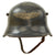 Original German Pre-WWII Early Commercially Manufactured M1916 Police Helmet Converted to Luftschutz Helmet - Shell size 66 Original Items