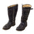 Original German WWII Matched Pair of Luftwaffe Electric Heated Leather Flight Boots - Size 28 1/2