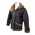 Original German WIII Luftwaffe Officer Pilot Private Purchase Blue Leather Fur Lined Flight Jacket Original Items
