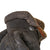 Original German WIII Luftwaffe Officer Pilot Private Purchase Blue Leather Fur Lined Flight Jacket Original Items