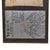 Original Imperial Japanese WWII Framed Small “Good Luck” Flag & Rice Paper with Temple Stamps - 16¼ x 28¼” Original Items
