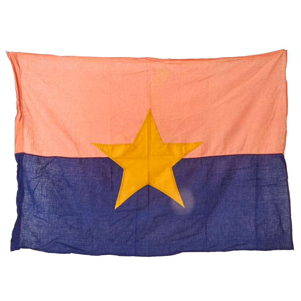 Original Vietnam War North Vietnamese Army Viet Cong Flag - 30 x 44” Original Items