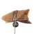 Original U.S. WWII USAAF Named Winter Issue Officer Crush Visor Cap with ANB-H-I Headset Receiver - Captain Martin B. Pool Original Items