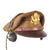 Original U.S. WWII USAAF Named Winter Issue Officer Crush Visor Cap with ANB-H-I Headset Receiver - Captain Martin B. Pool Original Items