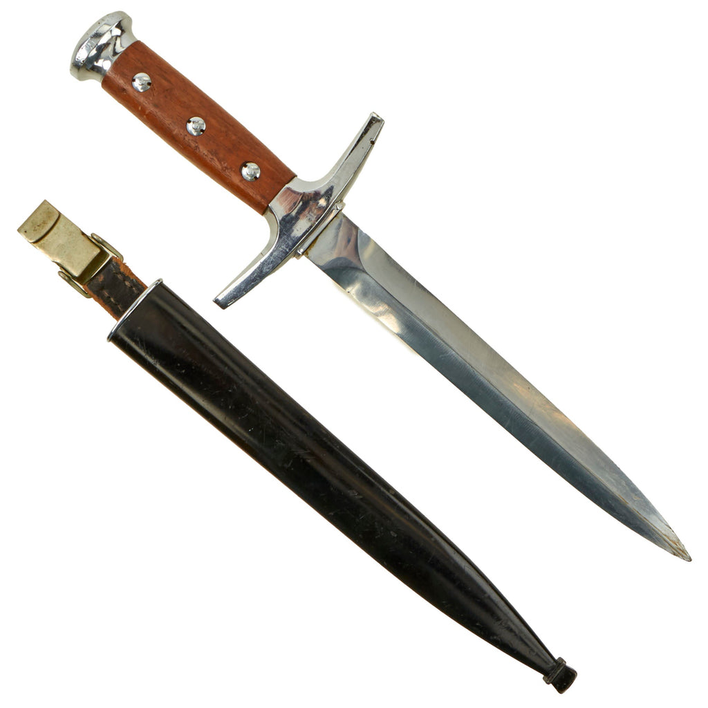 Original WWII Swiss Model 1943 Officer's Dagger by Elsener Schwyz with Scabbard - No Serial Number Original Items