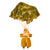 Original U.S. WWII Pat-Parachute The Para-Trooper Cloth Doll with Camouflage Parachute Original Items