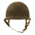 Original U.S. WWII Rear Seam Swivel Bale McCord M1 Helmet with Reworked Inland Paratrooper Liner Original Items