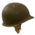 Original U.S. WWII Rear Seam Swivel Bale McCord M1 Helmet with Reworked Inland Paratrooper Liner Original Items