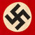 Original German WWII SS Overcoat Wool & Rayon Multi-Piece Armband with Partial Paper SS RZM A4/278 Tag Original Items